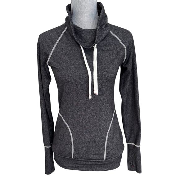Roots Activewear Canada Cowl Neck Pockets Pullover Gray Women's Size XS - Picture 1 of 10